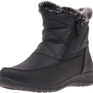Women's Snow Boots Insulated Waterproof Calf High Rubber Sole